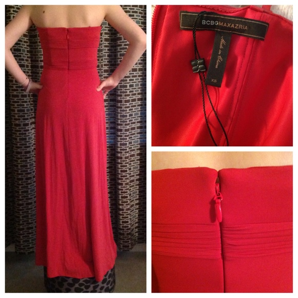 ❤❤Red BCBG long evening dress❤❤ - Picture 4 of 4